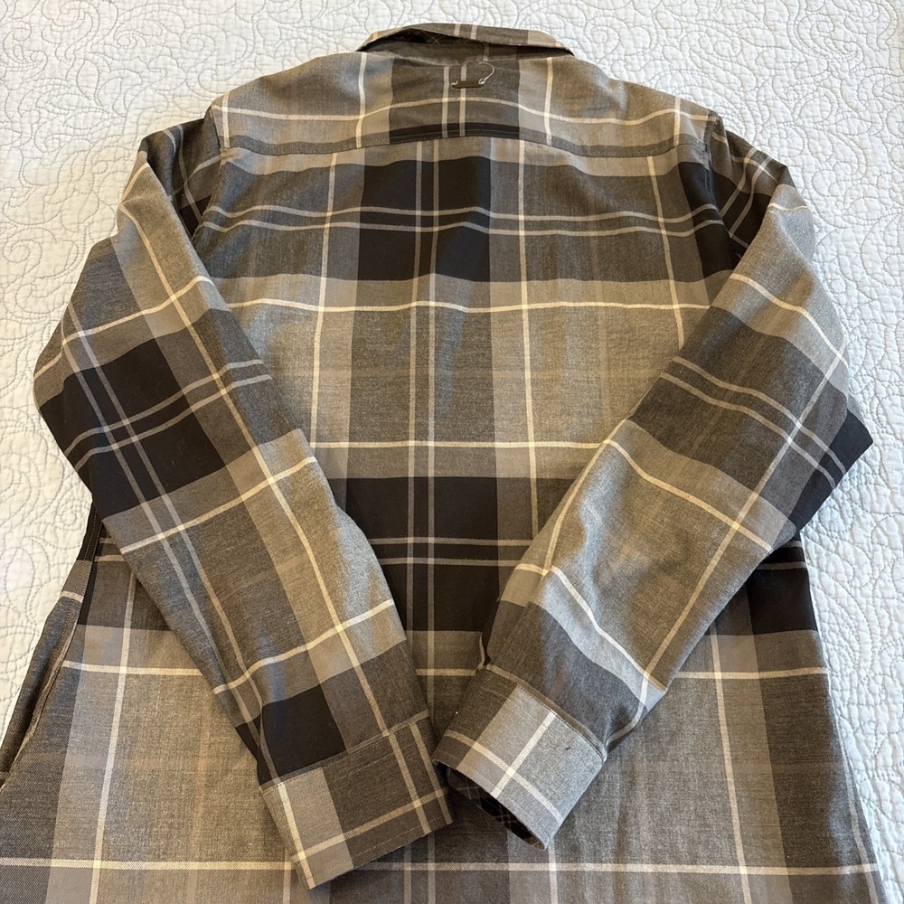 Barbour Winter Tartan Women Size 14 Slim Fit Button down Long Sleeve Plaid Shirt - Picture 8 of 9